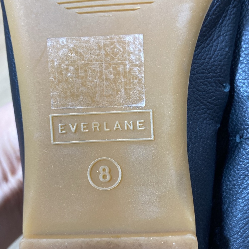 Everlane Black Leather Ballet Flats - Picture 8 of 14